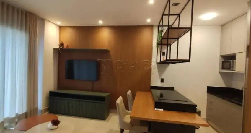 Apartamento mobiliado para locação no edifício le monde, jardim botânico, zona sul de ribeirão preto