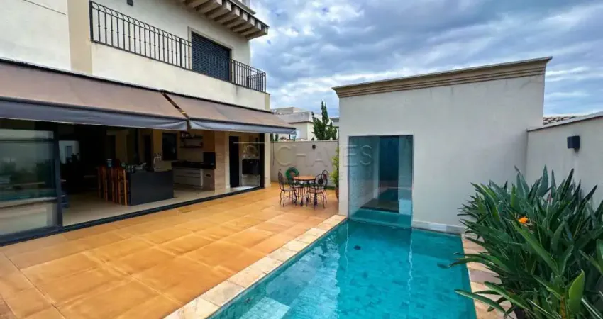 Sobrado em condomínio de 4 suítes à venda nova aliança sul, 303 m², zona sul de ribeirão preto