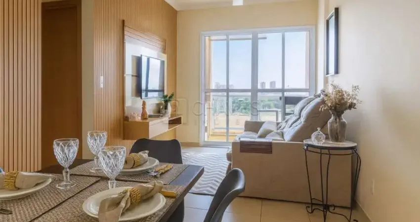 Apartamento mobiliado de 1 quarto para alugar no edifício mirante do golfe, 45,66 m², bairro nova aliança, zona sul de ribeirão preto