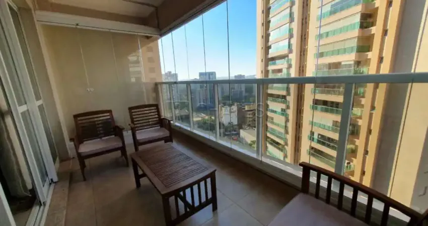 Apartamento mobiliado de 1 suíte para alugar no Edifício Civitas, 51,77 m², Bosque das Juritis, Zona Sul de Ribeirão Preto