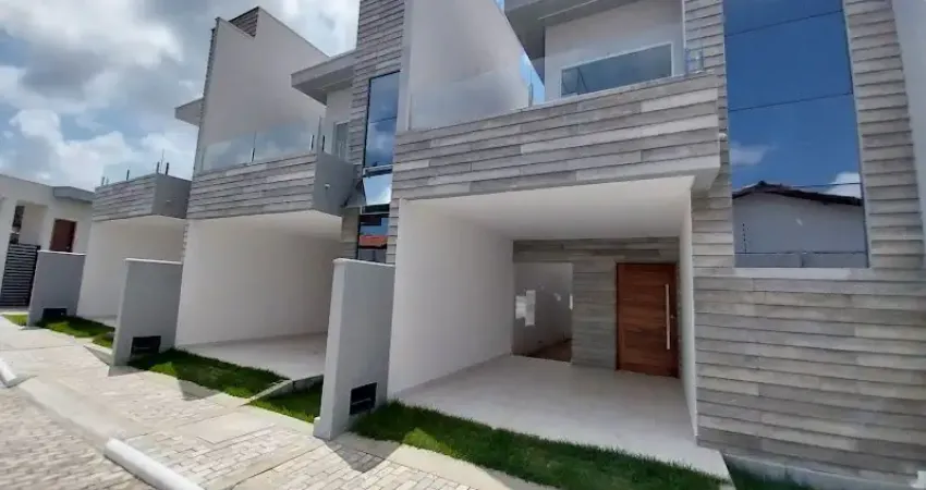 Casas Duplex em Condomínio com 102m²,  Emaús, Parnamirim RN