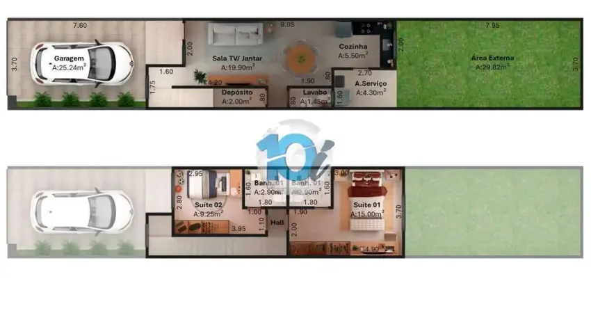 Apartamento com 2 quartos à venda na Rua Alves Gonçalves, Fátima, Volta Redonda