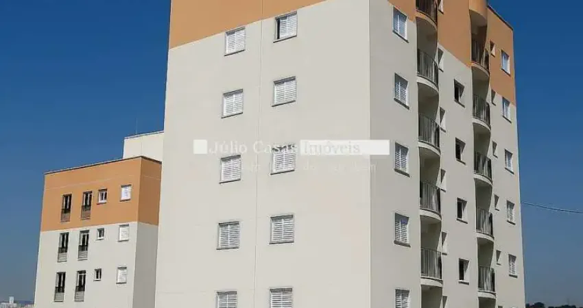 Apartamento de 51,39m² no residencial biarritz com 2 dormitórios e sala de estar com sacada integrada - próximo ao centro de sorocaba