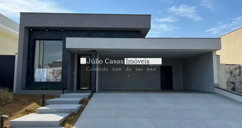 Casa á venda térrea moderna com 3 suítes,sendo 1 com closet,  escritório, área gourmet e espaço com hidromassagem para 10 pessoas, no condomínio cyrela lanscape esplanada.