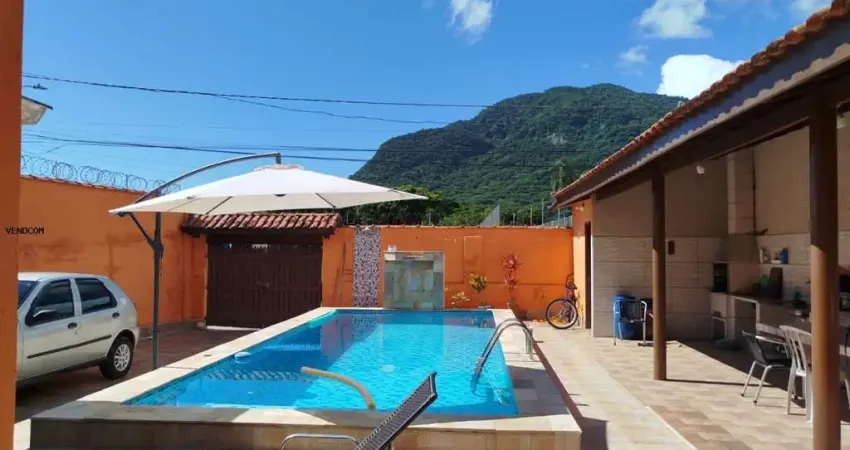 Casa térrea para venda em peruíbe, jardim veneza, 4 dormitórios, 1 suíte, 3 banheiros, 3 vagas