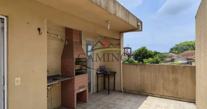 Triplex com terraço2 dormitórios (1 suíte), 101 m², no santa rosa, guarujá/sp