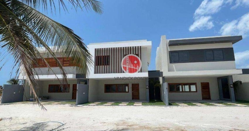Oportunidade única! casa 320m² em condomínio fechado | litoral do preá | 3 quartos.