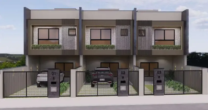 Casa à venda em joinville-sc, bairro saguaçu: 3 quartos, 3 suítes, 2 salas, 1 banheiro, 2 vagas, 114,33 m²!