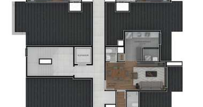 Apartamento com 2 quartos à venda no Centro, Gramado 