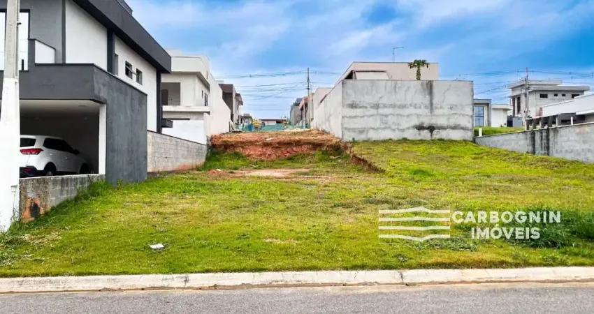 Terreno em condomínio a venda no malibu no residencial colinas em caçapava