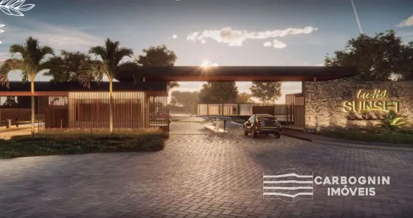 Terreno em condomínio a venda no ecopark sunset no residencial ecopark sunset em caçapava