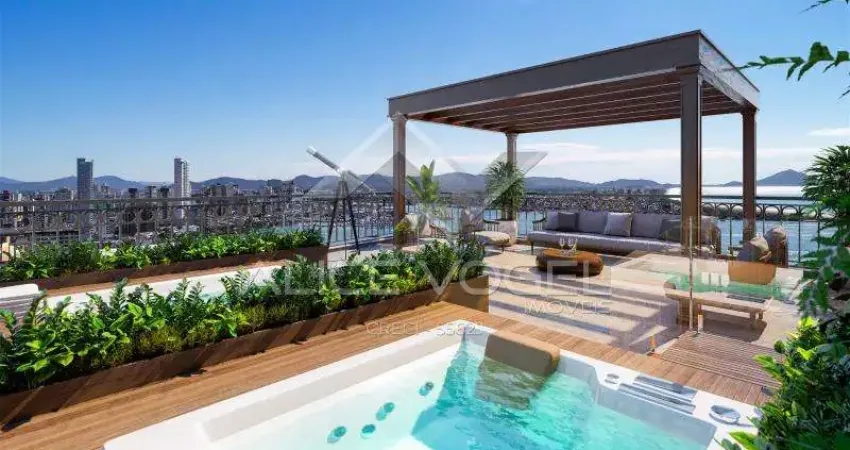 Apartamento alto padrão, 01 suíte, 02 dormitórios, 02 vagas de garagem, sacada com churrasqueira