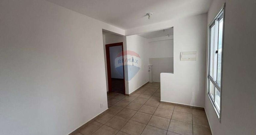 Apartamento para alugar em Jardim Real Park de 46.00m² com 2 Quartos e 1 Garagem