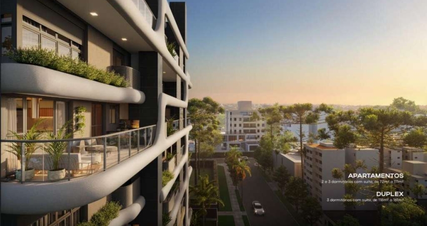 Apartamento para venda em Ahú de 90.00m² com 3 Quartos, 1 Suite e 2 Garagens