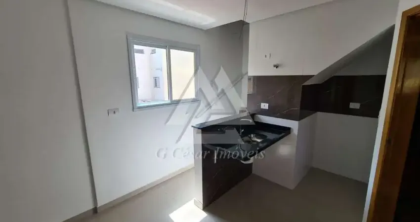 Cobertura para venda em Vila Tibiriçá de 88.00m² com 2 Quartos e 1 Garagem