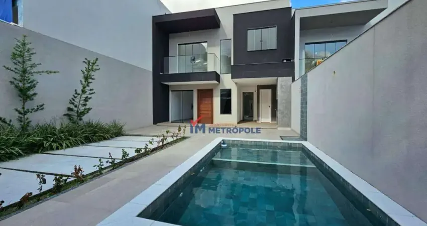Casa de Condomínio para venda em Pechincha de 195.00m² com 5 Quartos, 4 Suites e 2 Garagens