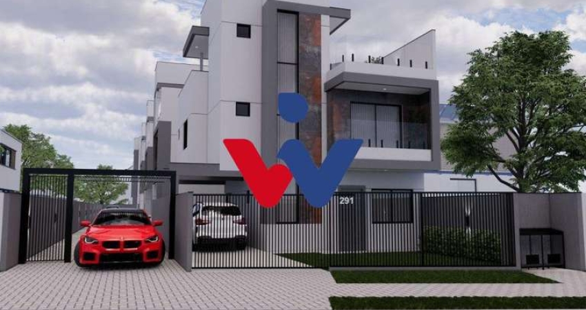 Sobrado para venda em Capão Raso de 128.00m² com 3 Quartos, 3 Suites e 1 Garagem