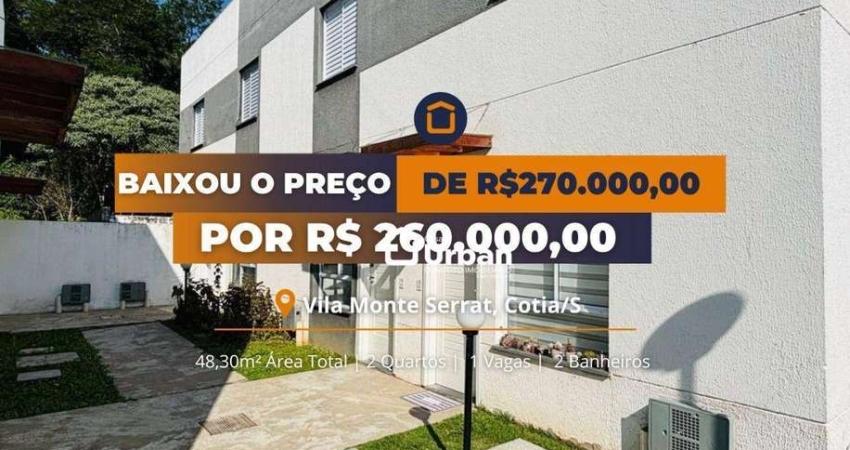 Casa de Condomínio para venda em Vila Monte Serrat de 51.00m² com 2 Quartos e 1 Garagem