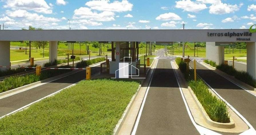 Terreno en Condomínio para venda em Terras Alphaville Mirassol de 304.00m²