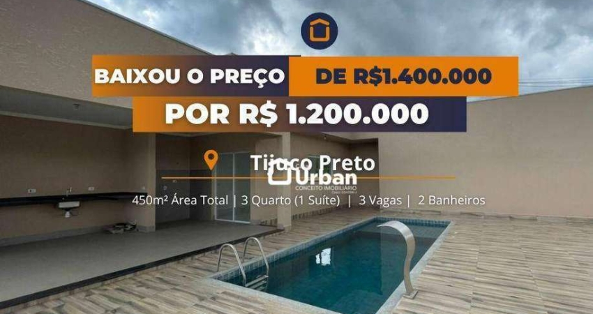 Casa de Condomínio para venda em Tijuco Preto de 223.00m² com 3 Quartos, 1 Suite e 3 Garagens
