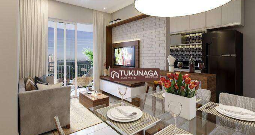 Apartamento para venda em Vila Augusta de 47.00m² com 2 Quartos, 1 Suite e 1 Garagem
