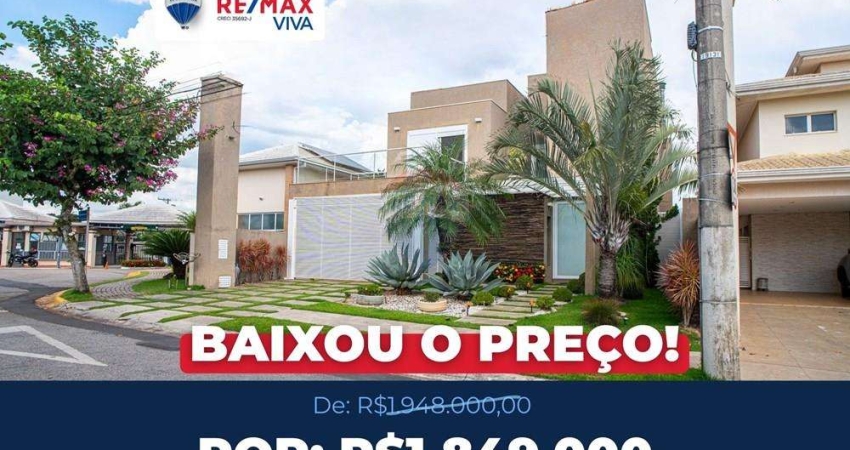 Casa de Condomínio para venda em Condomínio Altos Da Floresta de 319.43m² com 3 Quartos, 3 Suites e 4 Garagens