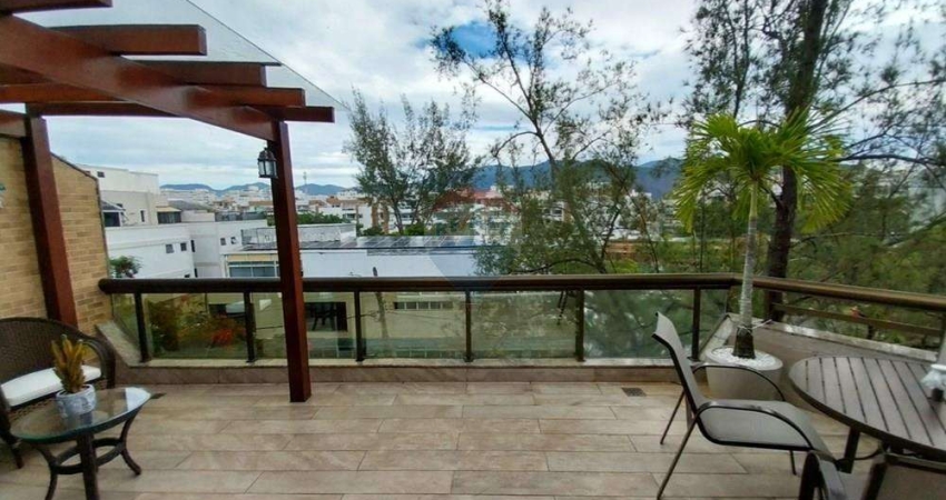 Cobertura para venda em Recreio Dos Bandeirantes de 247.00m² com 3 Quartos, 3 Suites e 2 Garagens