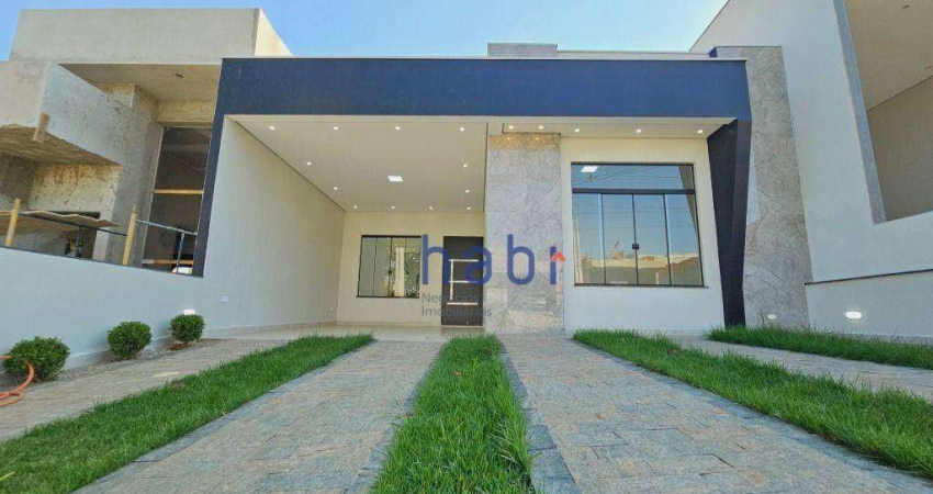 Casa de Condomínio para venda em Jardim Residencial Villagio Ipanema I de 105.00m² com 3 Quartos, 1 Suite e 3 Garagens