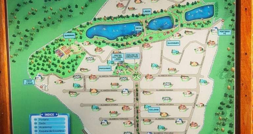 Terreno en Condomínio para venda em Condomínio Residencial Dos Lagos de 850.00m²
