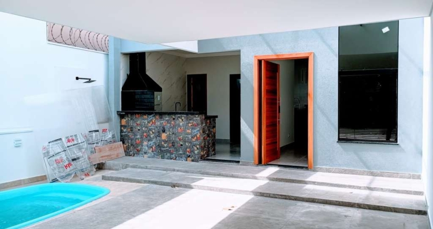 Casa para venda em Residencial Nova Água Branca Ii de 127.00m² com 3 Quartos, 1 Suite e 2 Garagens