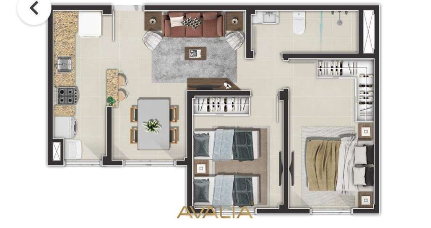 Apartamento para venda em Jardim Residencial Veneza de 53.63m² com 2 Quartos e 1 Garagem