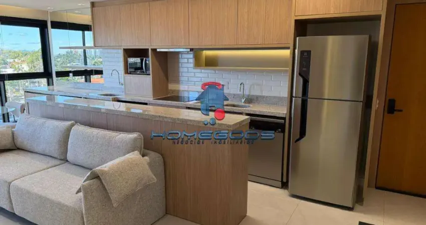Apartamento para alugar em Nova Campinas de 47.00m² com 1 Quarto, 1 Suite e 2 Garagens