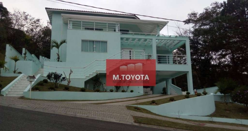 Sobrado para venda em Ouro Fino de 498.00m² com 4 Quartos, 4 Suites e 6 Garagens