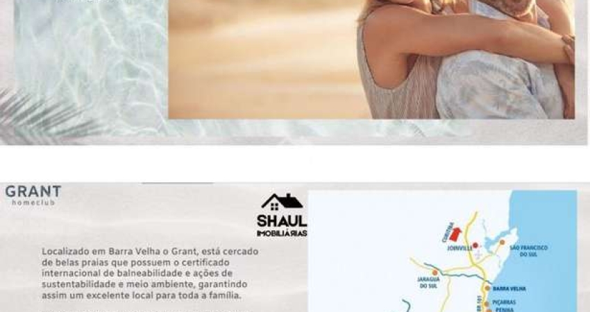 Apartamento para venda em Barra Velha de 85.00m² com 1 Quarto, 1 Suite e 2 Garagens