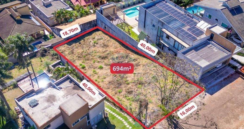 Terreno para venda em Condomínio Parque Das Garças Ii de 694.00m²