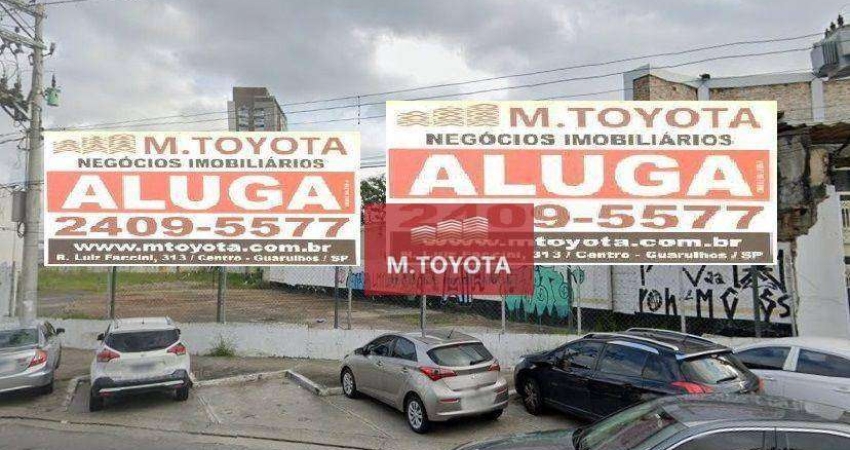 Terreno comercial para alugar na Avenida Paulo Faccini, 175, Macedo, Guarulhos