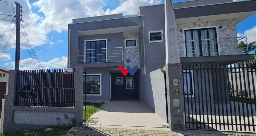 Sobrado para venda em Estação de 110.00m² com 3 Quartos, 1 Suite e 2 Garagens