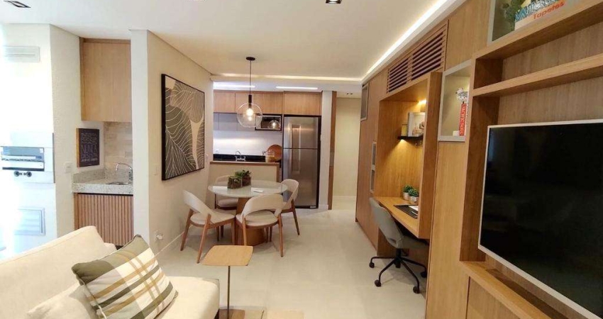Apartamento para venda em Jardim Das Colinas de 48.80m² com 1 Quarto, 1 Suite e 2 Garagens