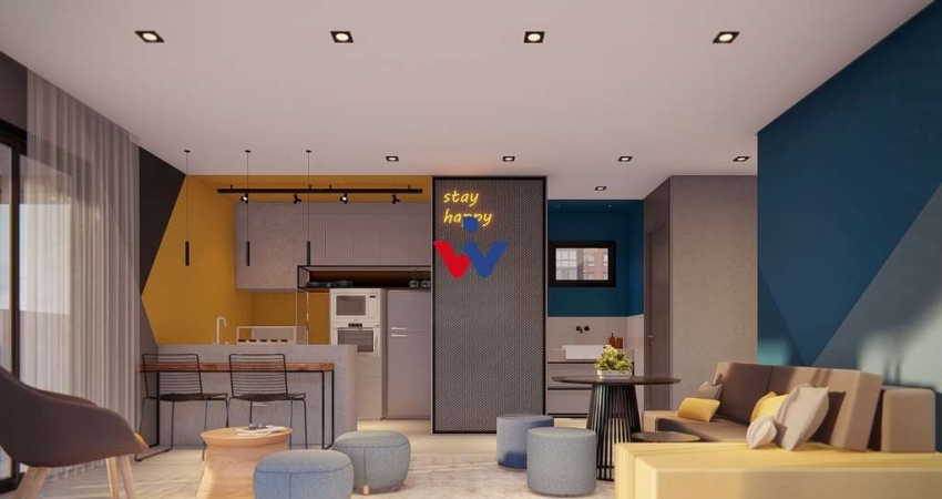 Apartamento para venda em Vila Izabel de 34.00m² com 2 Quartos e 1 Garagem