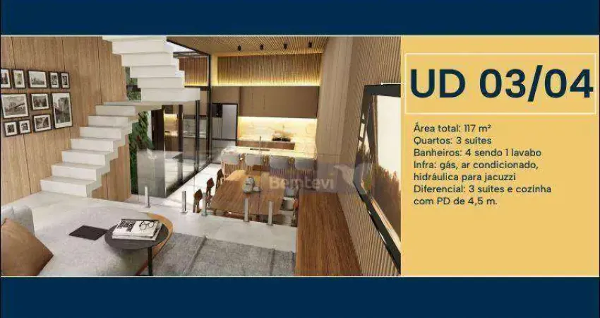 Sobrado para venda em Pilarzinho de 117.00m² com 2 Quartos, 1 Suite e 1 Garagem