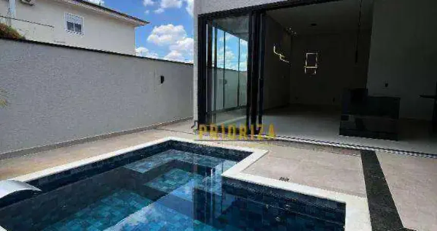 Casa de condomínio para venda em condomínio residencial aldeia da mata de 260.00m² com 3 quartos, 3 suites e 4 garagens
