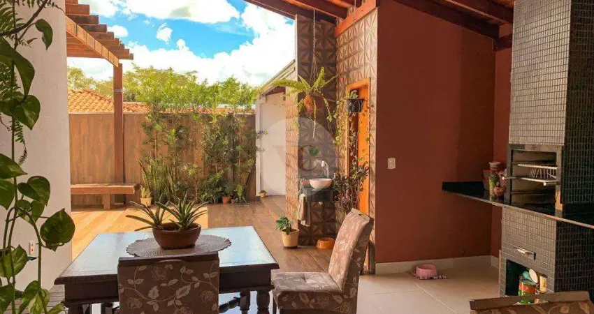 Casa de condomínio para venda em parque fehr de 190.00m² com 3 quartos, 1 suite e 2 garagens