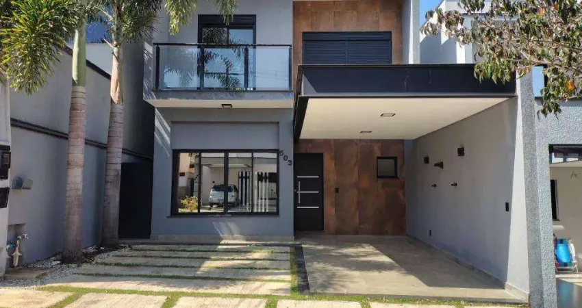 Sobrado para venda em condomínio park real de 170.00m² com 3 quartos, 3 suites e 2 garagens