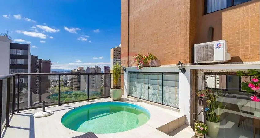 Cobertura para venda em água verde de 291.00m² com 4 quartos, 4 suites e 3 garagens