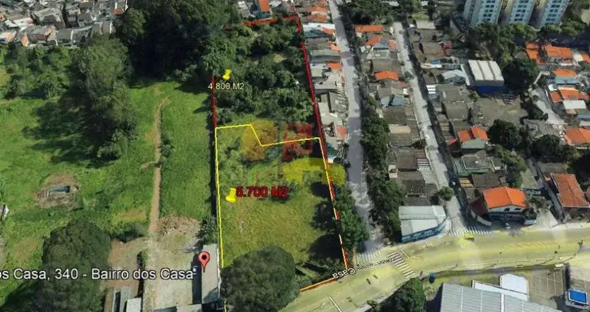 Terreno comercial para alugar na Estrada dos Casa, 34, Dos Casa, São Bernardo do Campo