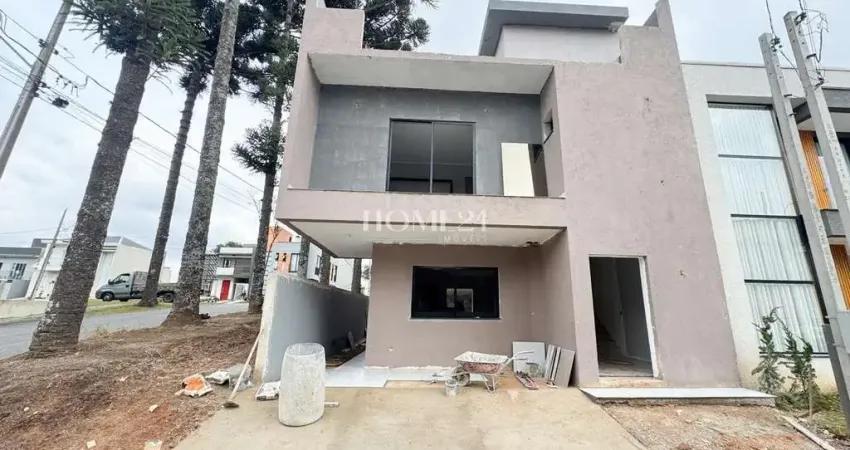 Sobrado para venda em umbará de 185.00m² com 3 quartos, 1 suite e 2 garagens