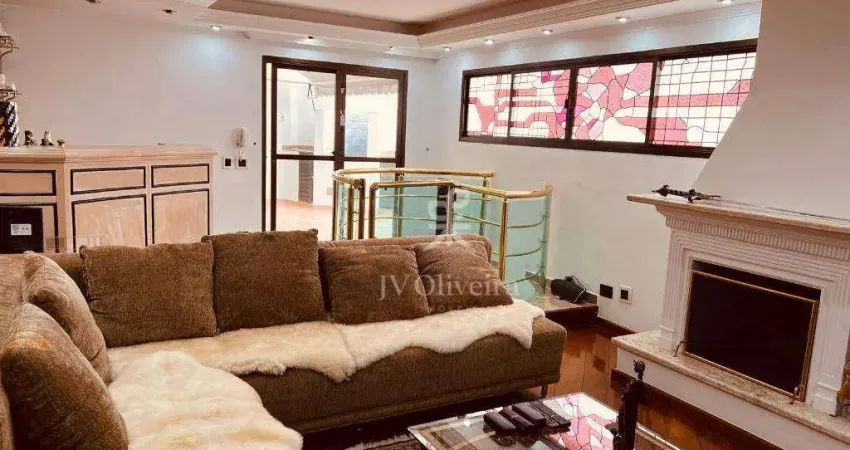 Cobertura para venda e aluguel em brooklin paulista de 260.00m² com 3 quartos, 1 suite e 3 garagens