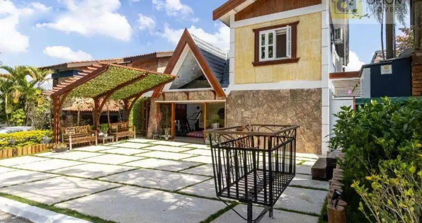 Casa de condomínio para venda em aldeia da serra de 230.00m² com 3 quartos, 1 suite e 2 garagens