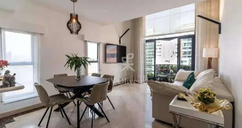 Apartamento para venda em itaim bibi de 75.00m² com 1 quarto, 1 suite e 1 garagem