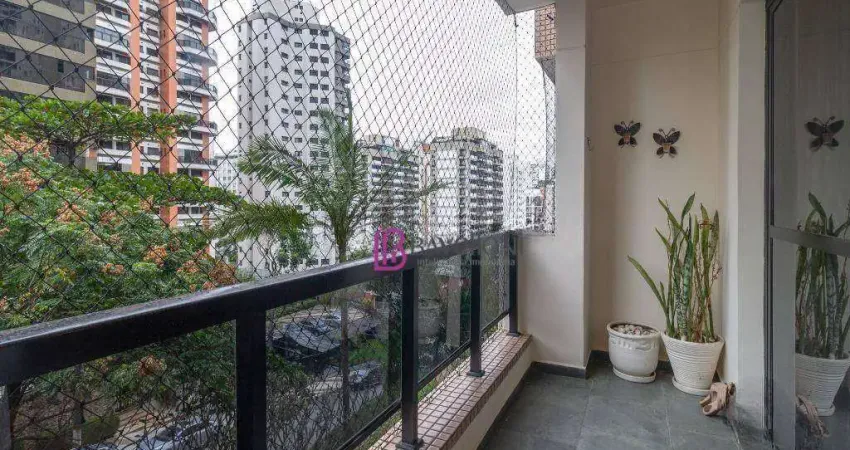 Apartamento para venda em perdizes de 130.00m² com 3 quartos, 3 suites e 3 garagens
